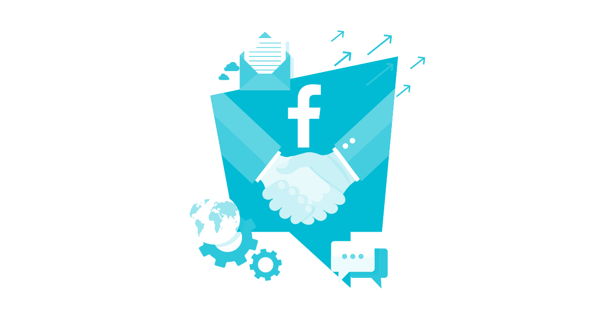 Facebook-partnership ilustration